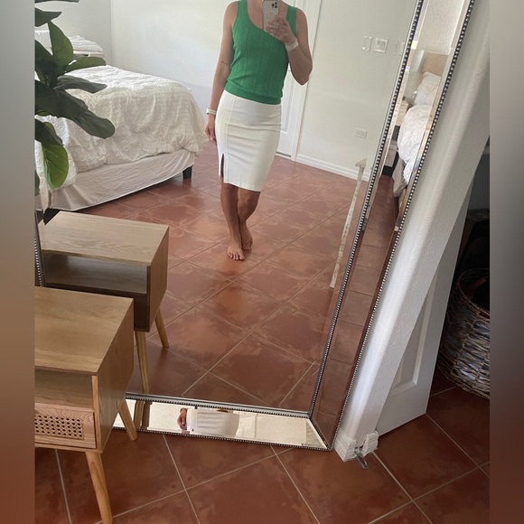 Ralph Lauren White Pencil Skirt - Picture 6 of 9